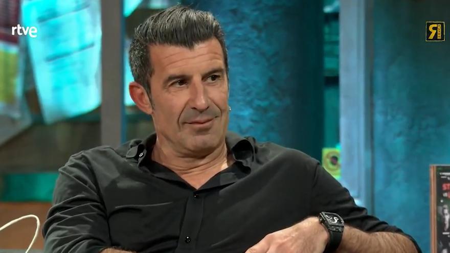 Figo: "El Atleti es un equipo grande, pero que gana poco y sufre mucho"
