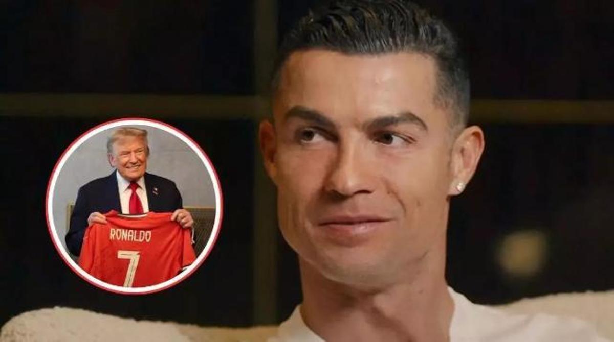 Cristiano Ronaldo habla sobre Donald Trump en su última entrevista.