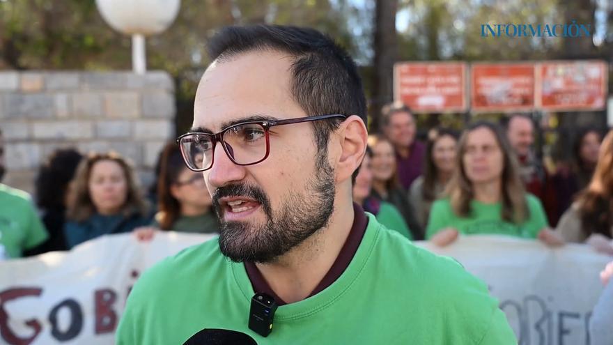 Los profesores de Alicante se movilizan para pedir refuerzos en los colegios e institutos y una subida de sueldo justa