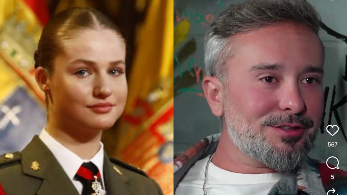 La princesa Leonor visitó el Parros