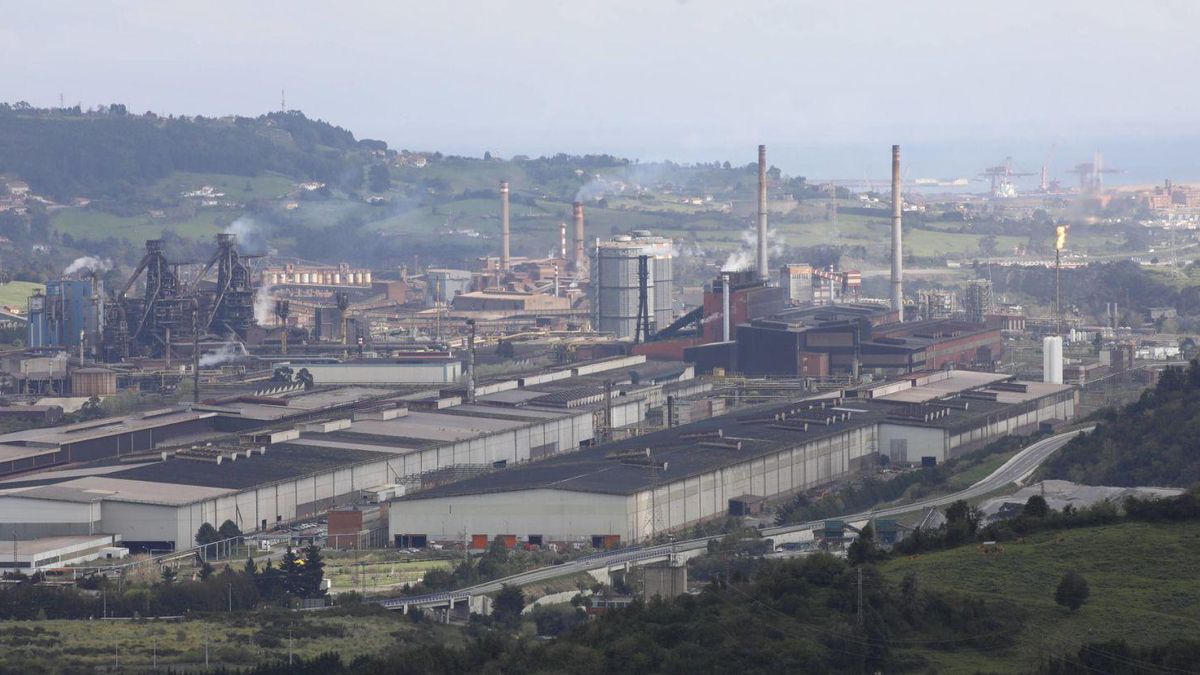 La factoría de ArcelorMittal en Gijón.