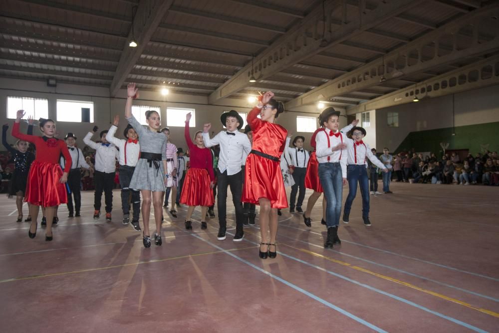 Los colegios abren el Entroido de Tabeirós-Montes