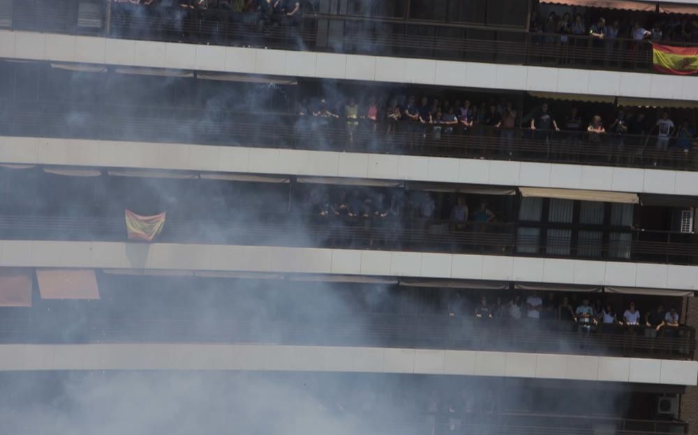 Hogueras 2018: Mascletá de las Hogueras de Alicante de 23 de junio.