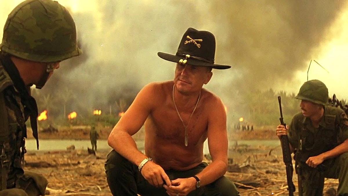 El actor Robert Duvall, como el coronel William Kilgore en «Apocalypse Now».