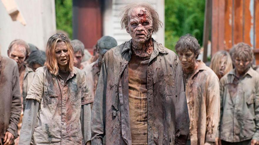 La serie &quot;The Walking Dead&quot; se ha convertido en una emisión de culto.  // AFP