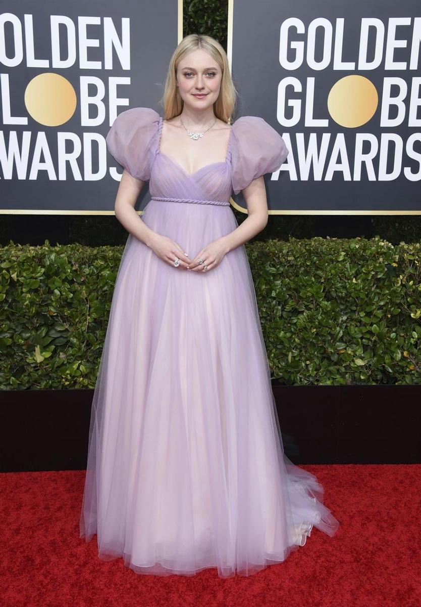 Dakota Fanning en los Globos de Oro 2020