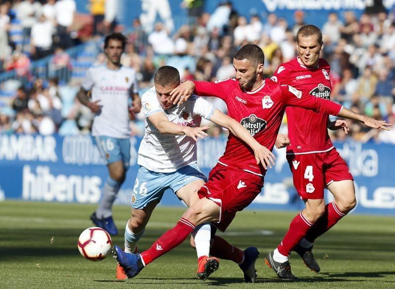 El Real Zaragoza pierde en casa contra el Depor