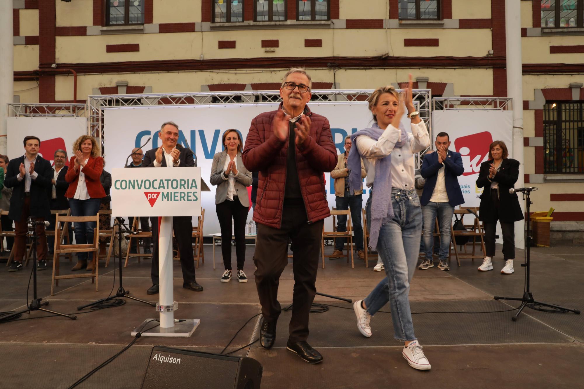 En imágenes: Así fue la visita de Yolanda Díaz a Asturias