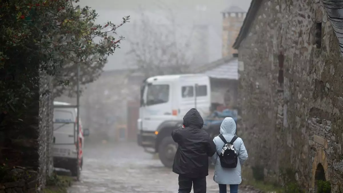 Del frío bajo cero a las lluvias: un frente gélido cambiará el tiempo en Galicia al final del martes