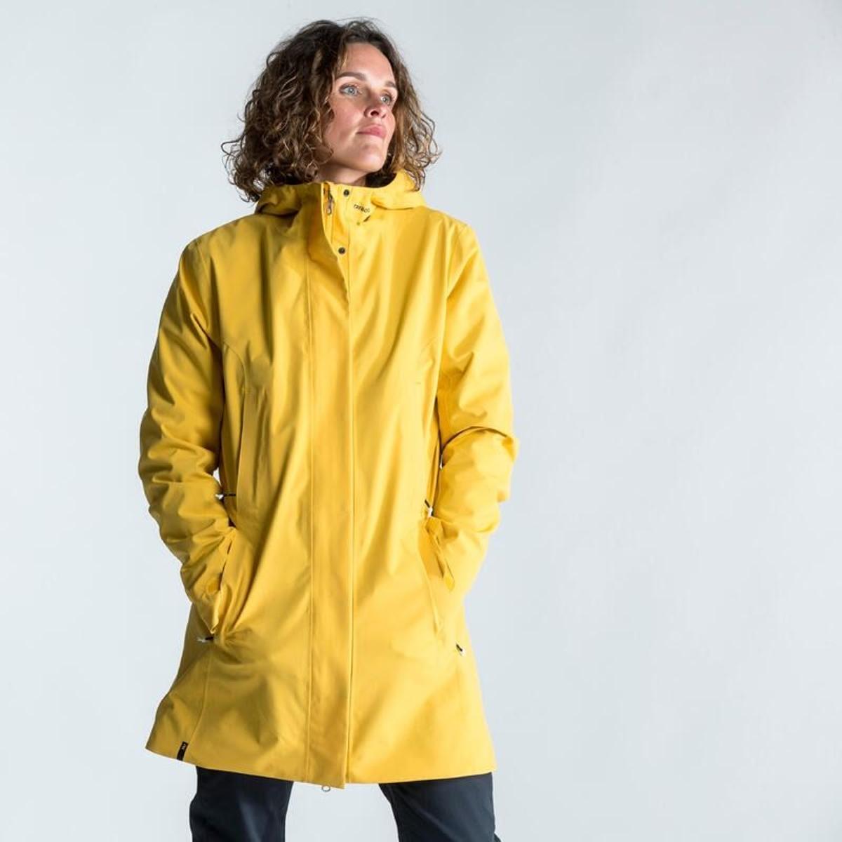 Chubasquero largo suelto, capa impermeable para mujer, abrigo