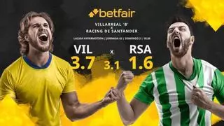 Villarreal 'B' vs. Racing de Santander: horario, TV, estadísticas, clasificación y pronósticos