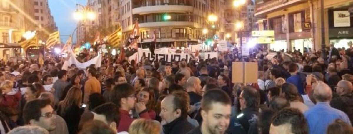Clamor contra el cierre de RTVV