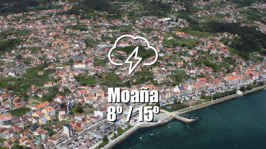 El tiempo en Moaña: previsión meteorológica para hoy, miércoles 1 de mayo