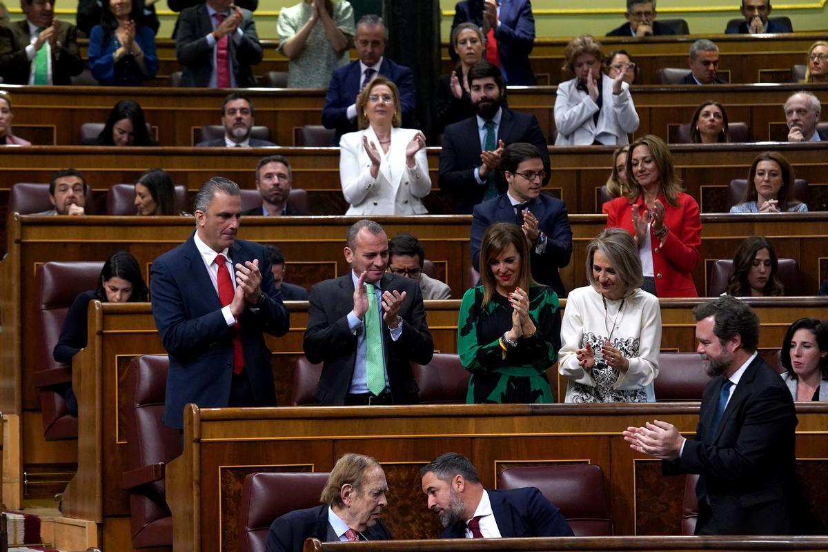 Segundo día de la moción de censura de Vox contra Pedro Sánchez