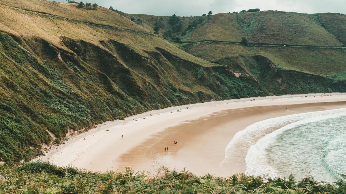 Playa de Torimbia, en Asturias