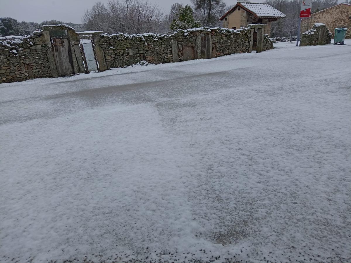 GALERÍA | La nieve cubre los pueblos de Sayago