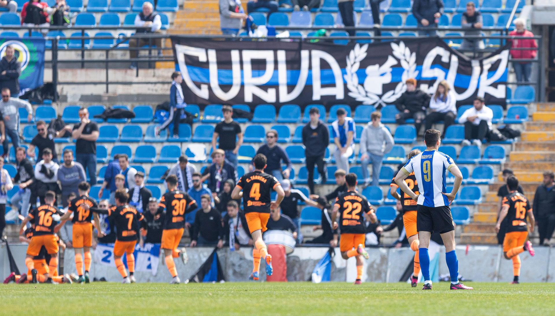 Derrota del Hércules ante el Valencia Mestalla