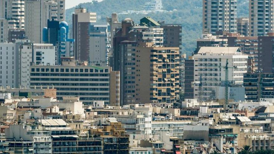 Imagen panorámica de Benidorm.