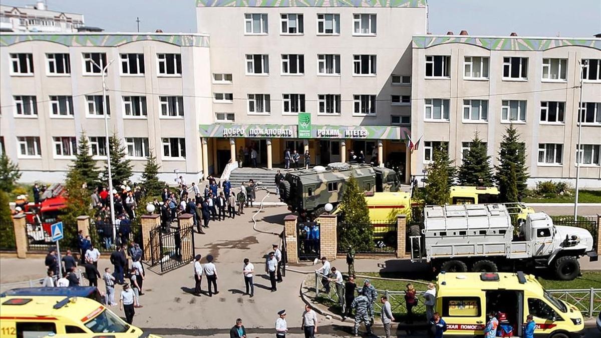 La escuela de Kazán (Rusia) donde un tiroteo ha causado al menos 8 muertos