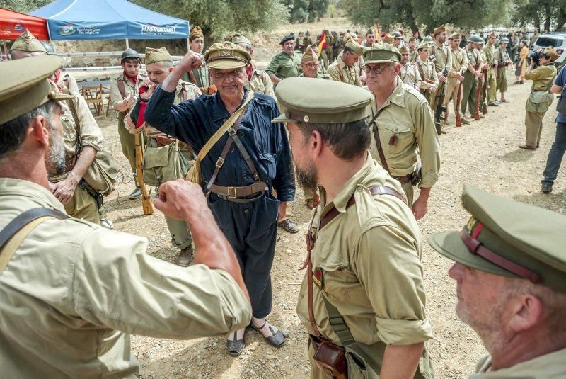 Recreación de la batalla del Ebro en Fayón