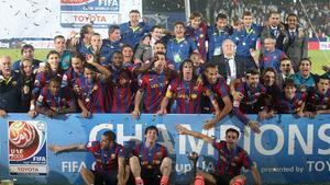 El FC Barcelona ganó el Mundial de Clubes 2009 ante el Estudiantes