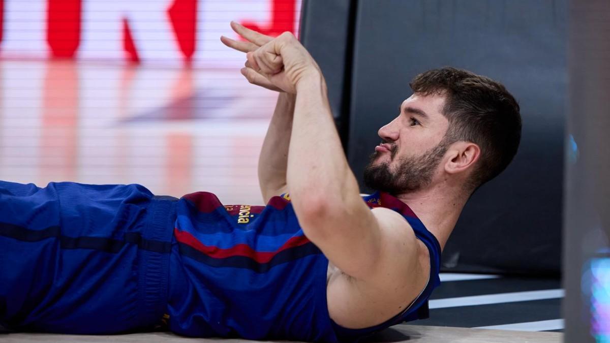Darío Brizuela, celebrando un 2+1