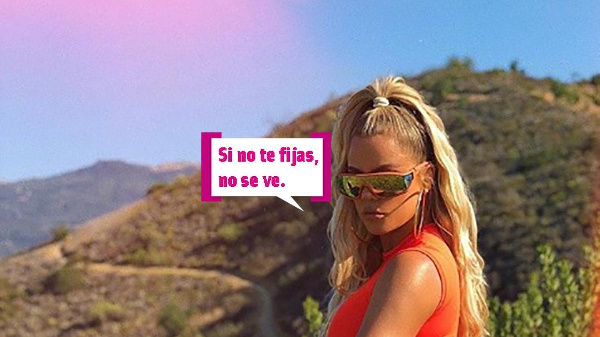 Khloé Kardashian: &quot;Si no te fijas, no se ve&quot;