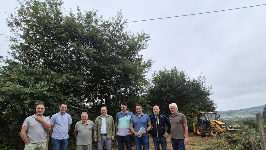 Comiezan las obras en el área recreativa de Prado y su conexión con el Pazo de Liñares de Lalín