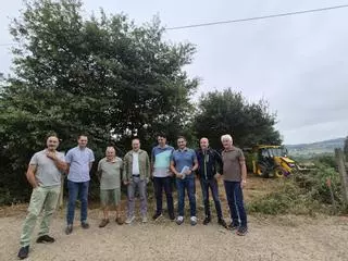 Comiezan las obras en el área recreativa de Prado y su conexión con el Pazo de Liñares de Lalín