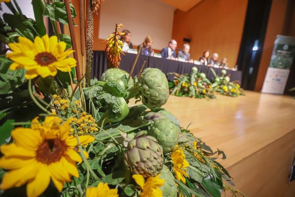 Orihuela acoge hasta el viernes el X Simposio Internacional de la Alcachofa con ponencias, stands y los mayores expertos en este cultivo estrella en la Vega Baja.