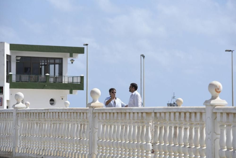 Protestas por el estado del Mar Menor en Los Nieto