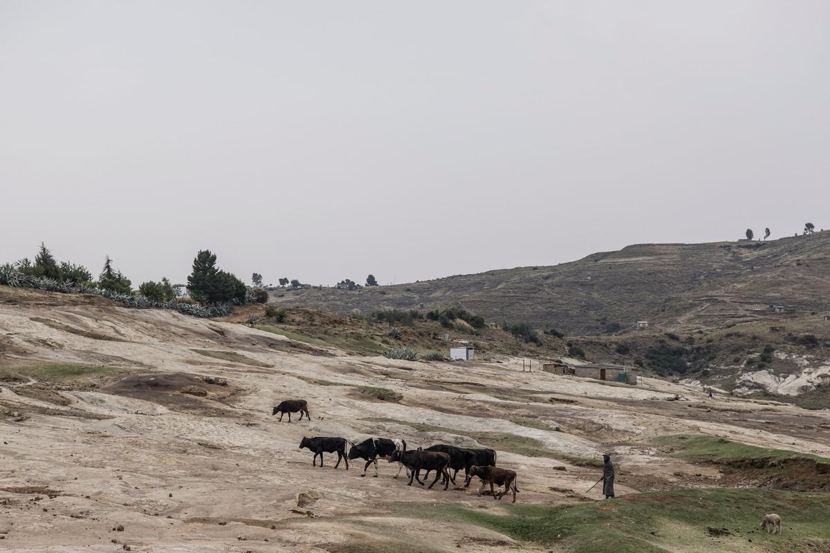 Los últimos habitantes de las cuevas de Kome, en Lesotho