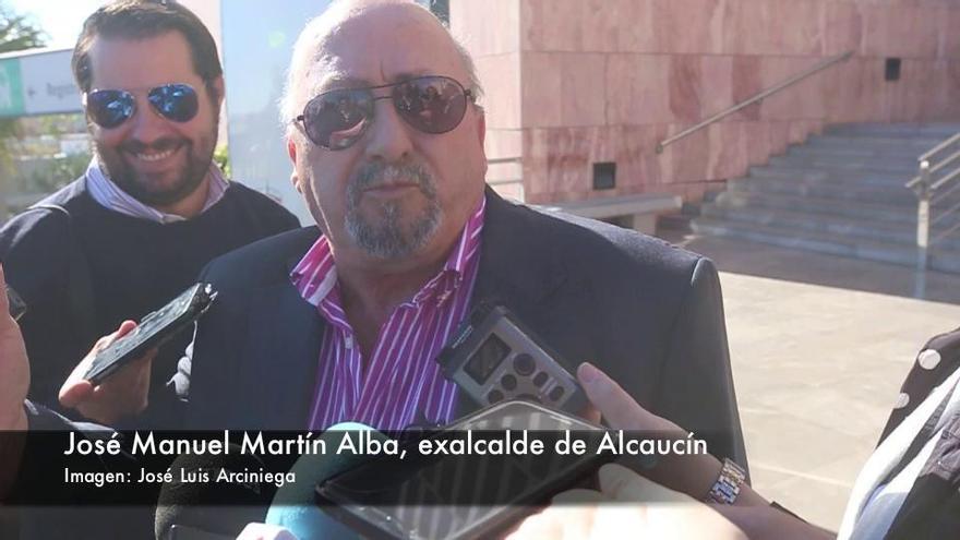 José Manuel Martín Alba declara a la salida del juicio del caso Arcos