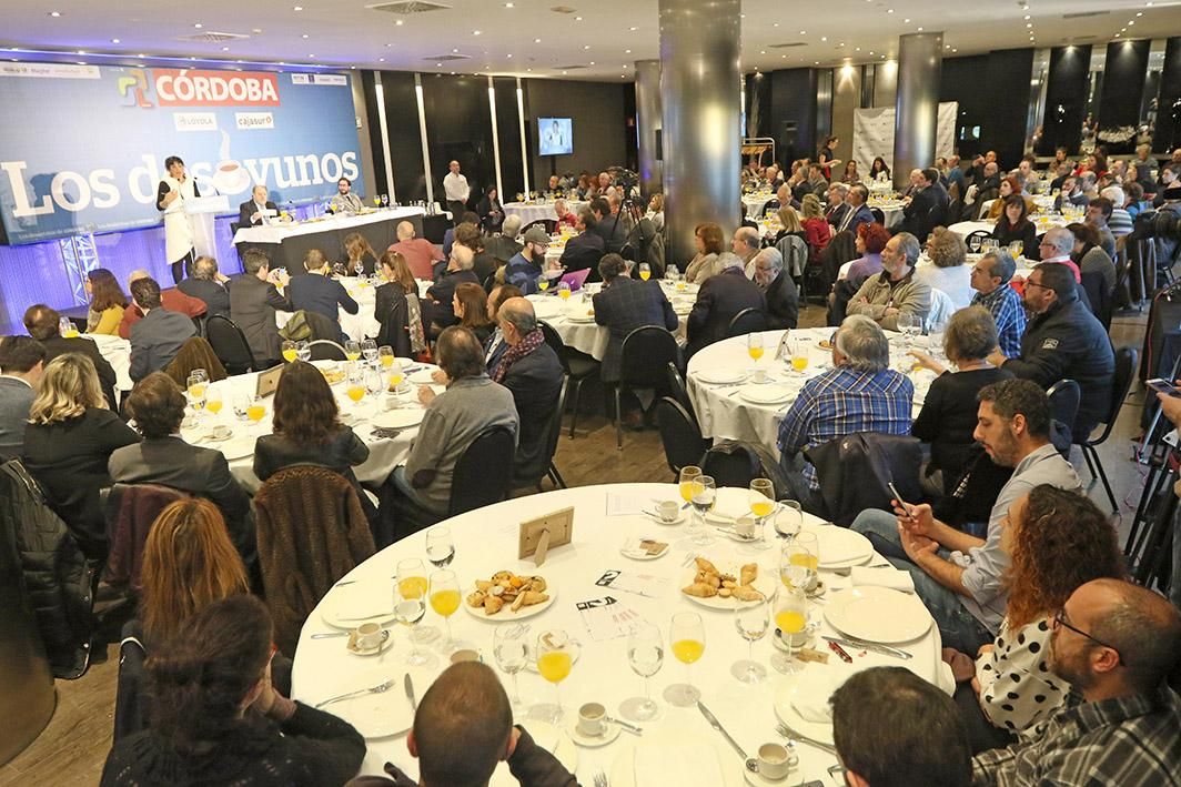 Teresa Rodríguez en los Desayunos de Diario CÓRDOBA