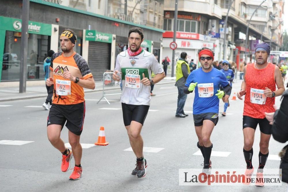 Murcia Maratón y 10 k. Paso por la Gran Vía