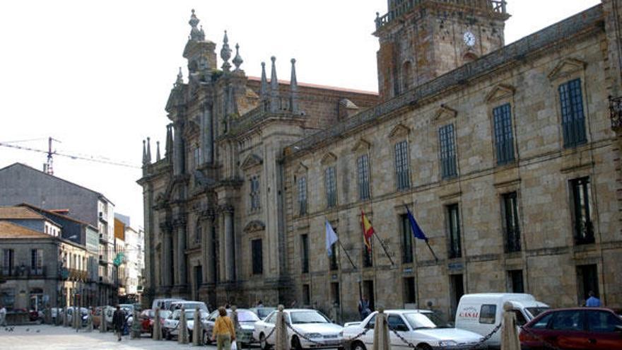 Monasterio de Celanova, en cuyo archivo apareció el documento de Rairiz.  // Jesús Regal