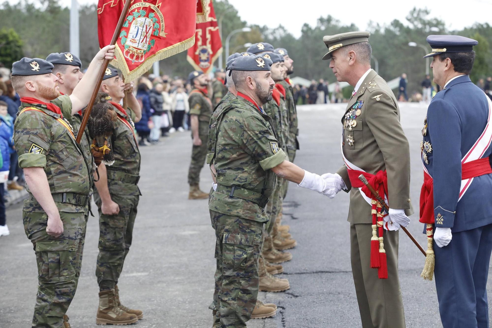 EN IMÁGENES: Desfile militar del regimiento "Príncipe" y fiesta de La Inmaculada en Cabo Noval