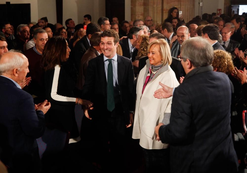 Pablo Casado  acude a Oviedo para presentar a los candidatos del PP en Asturias