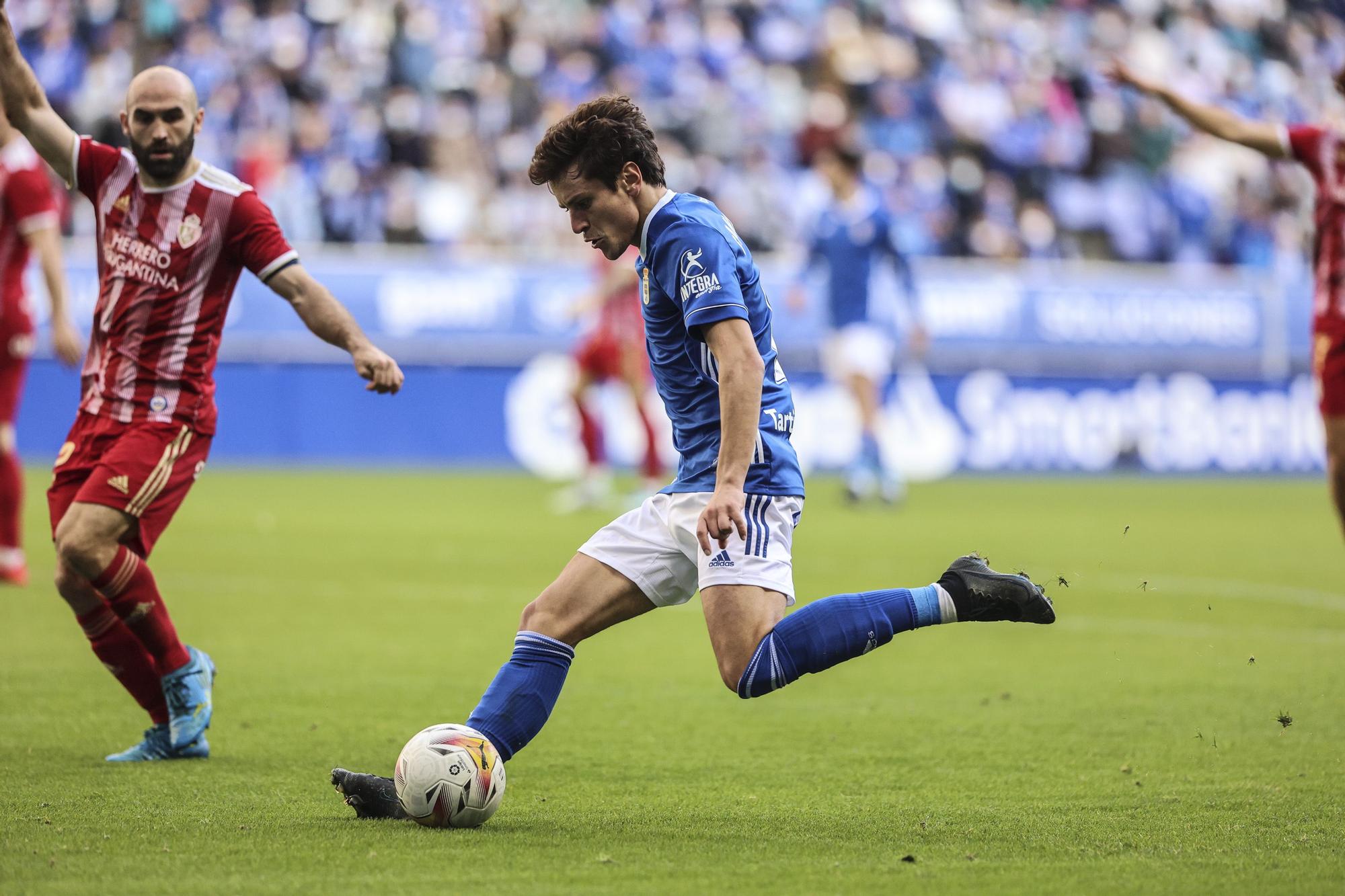 Las mejores imágenes de la victoria del Real Oviedo ante la Ponferradina (2-0)