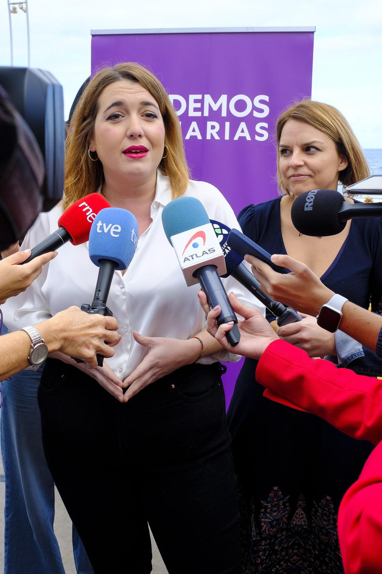 Presentación en Las Palmas de Gran Canaria de las candidaturas de Podemos