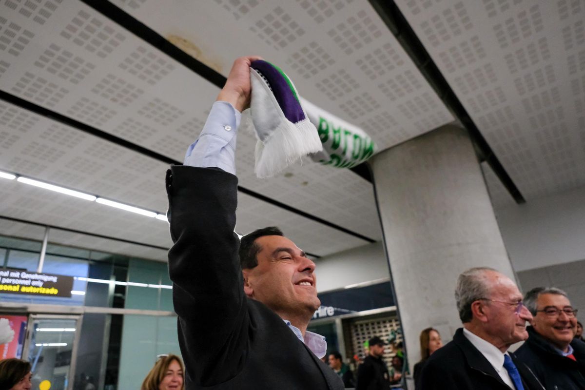 La llegada del Unicaja al aeropuerto de Málaga tras ganar la Copa del Rey