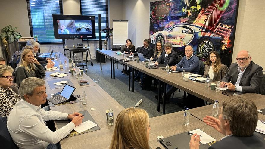 Reunió de la permanent de Junts a Waterloo (Bèlgica)