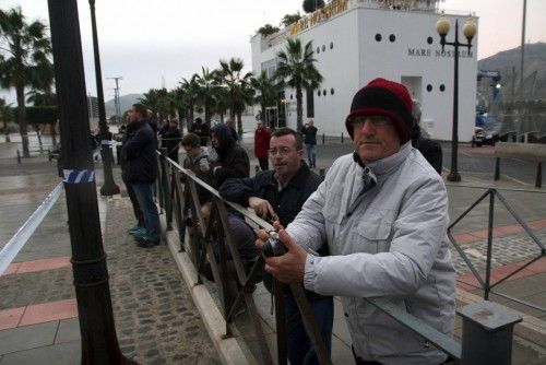 Traslado del sumarino Isaac Peral al museo naval en Cartagena