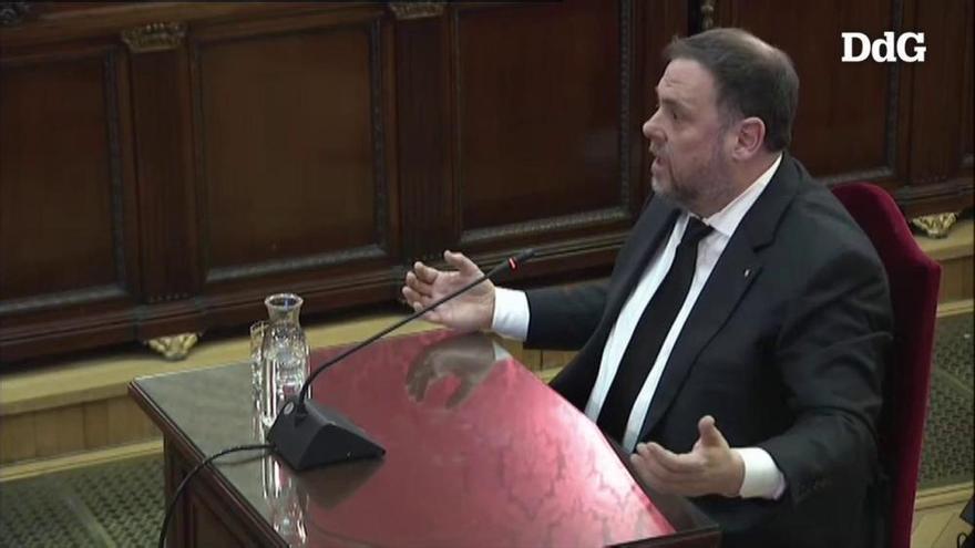 Junqueras: "Se m'acusa per les meves idees i no pels meus fets"