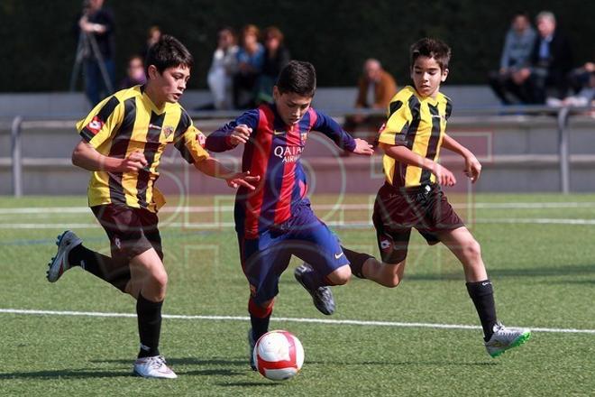 El Alevín A del FC Barcelona, campeón de Liga