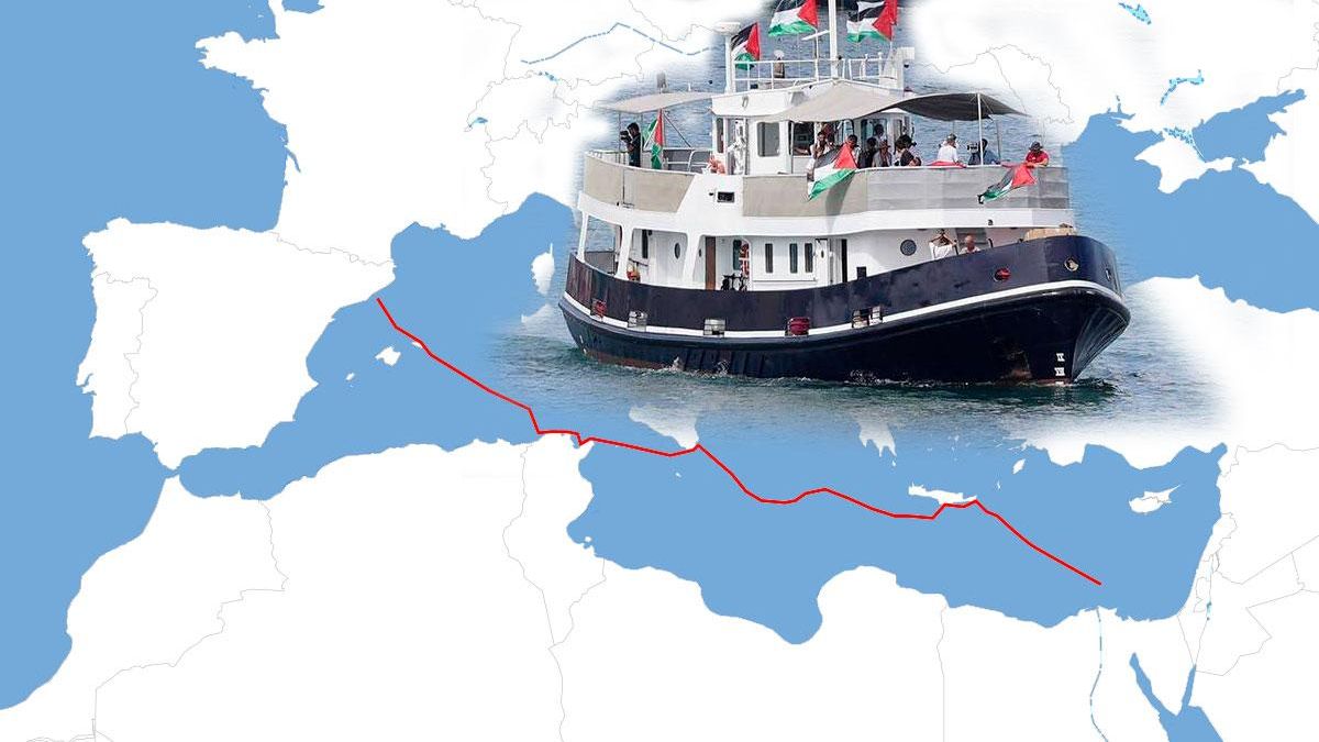 ¿Por dónde va la Flotilla a Gaza? Los barcos humanitarios encaran su tramo final hacia la Franja