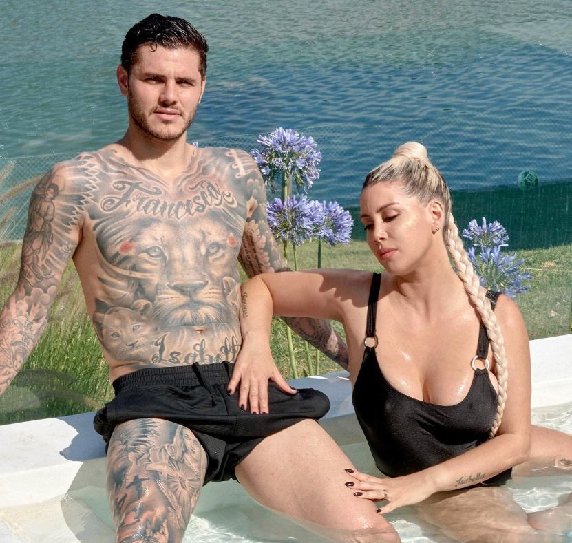 Wanda Nara, la "novia" de Argentina