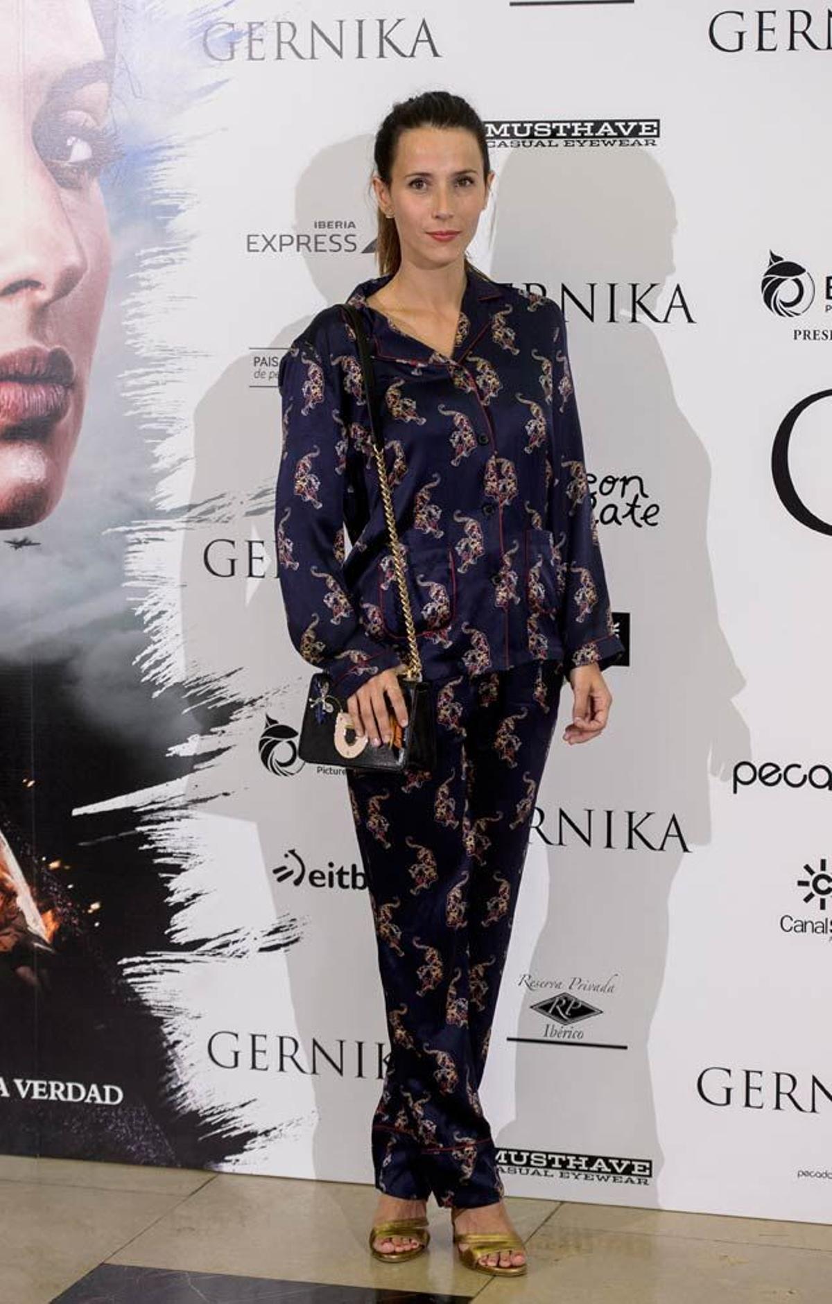 Bárbara Goenaga en la presentación de Gernika en Madrid