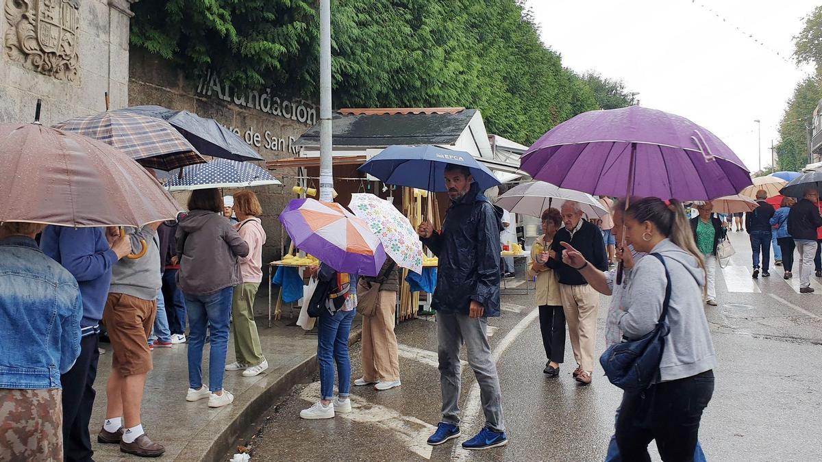 El robo se produjo el día de San Roque en uno de los puestos de venta ambulante en Vigo.