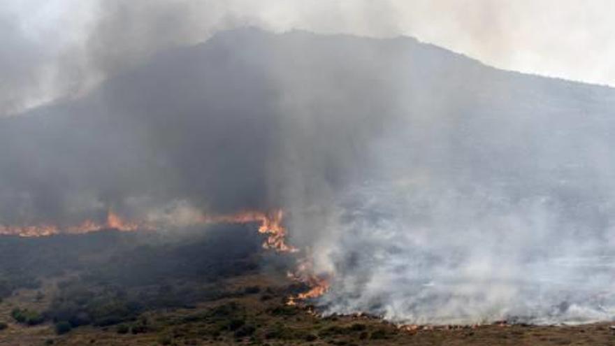 L&#039;incendi de Lleó encara no està controlat.